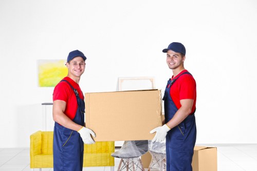 Residential packing service in Richmond upon Thames with labelled moving boxes