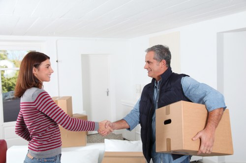 Loading furniture into a van for a local move in Richmond upon Thames