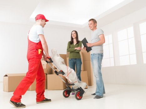 Packing and labelling boxes for office removals in Richmond upon Thames
